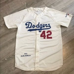 Dodgers 1995 Jackie Robinson Fan Jersey